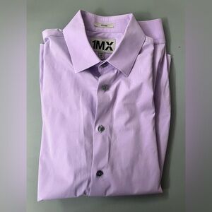 Express fitted Purple Dress Shirt with Smooth Fabric